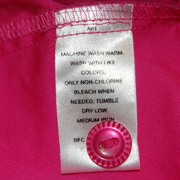 George Size L Stretch 3/4 Lantern Sleeve Button Up - Picture 4 of 4